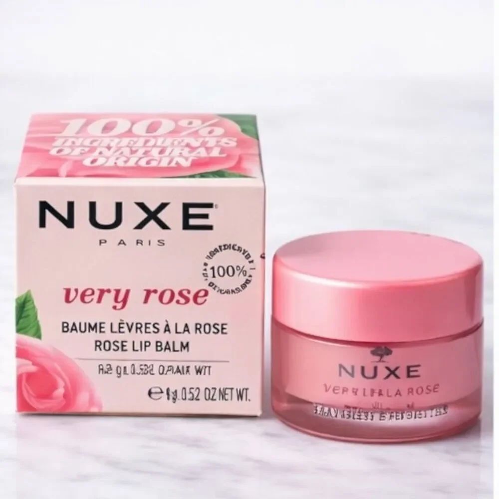 NUXE Very Rose Lip Balm 15g French Pharmacy Hydrating Repair Dry Lip Care New